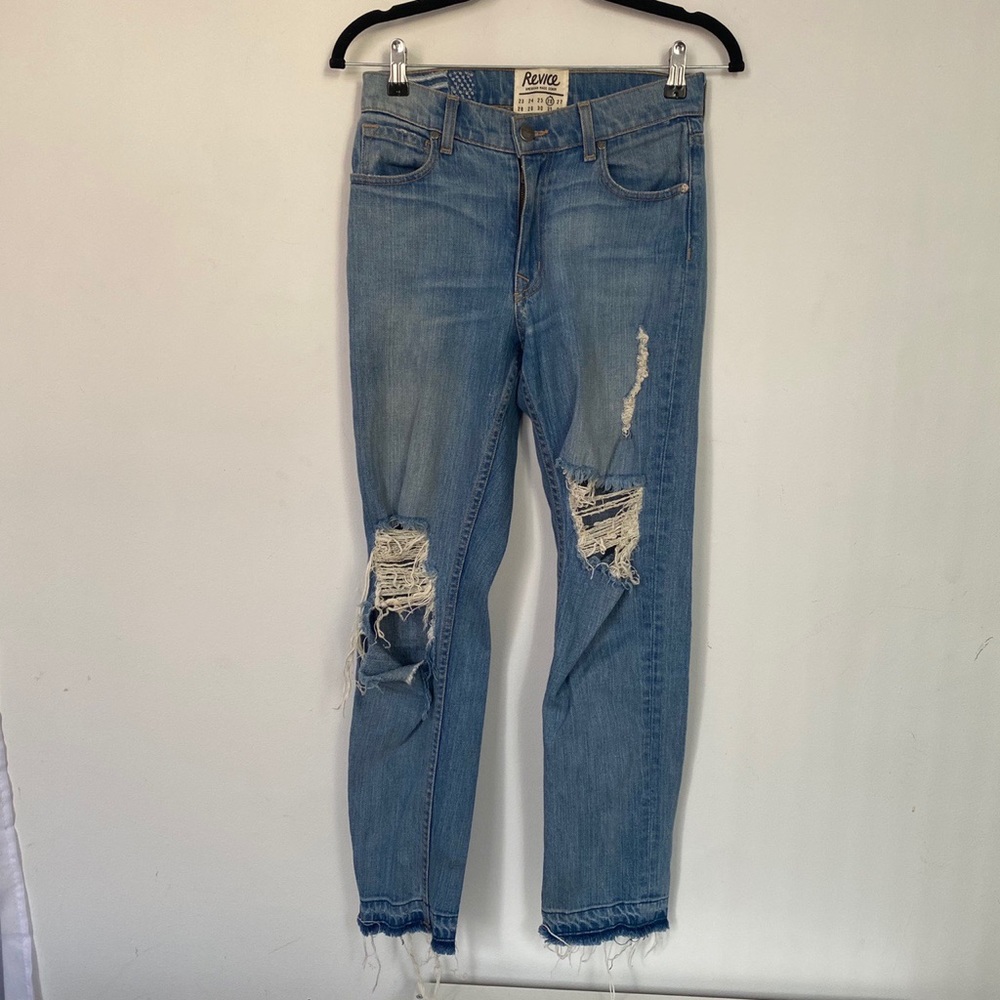 American made REVICE DENIM Distressed jeans - Picture 3 of 4